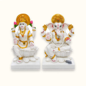 Fiber God Murti - Lakshmi & Ganpati